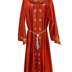 Vendor-unknown One Piece Robe - Red & Gold Costumes