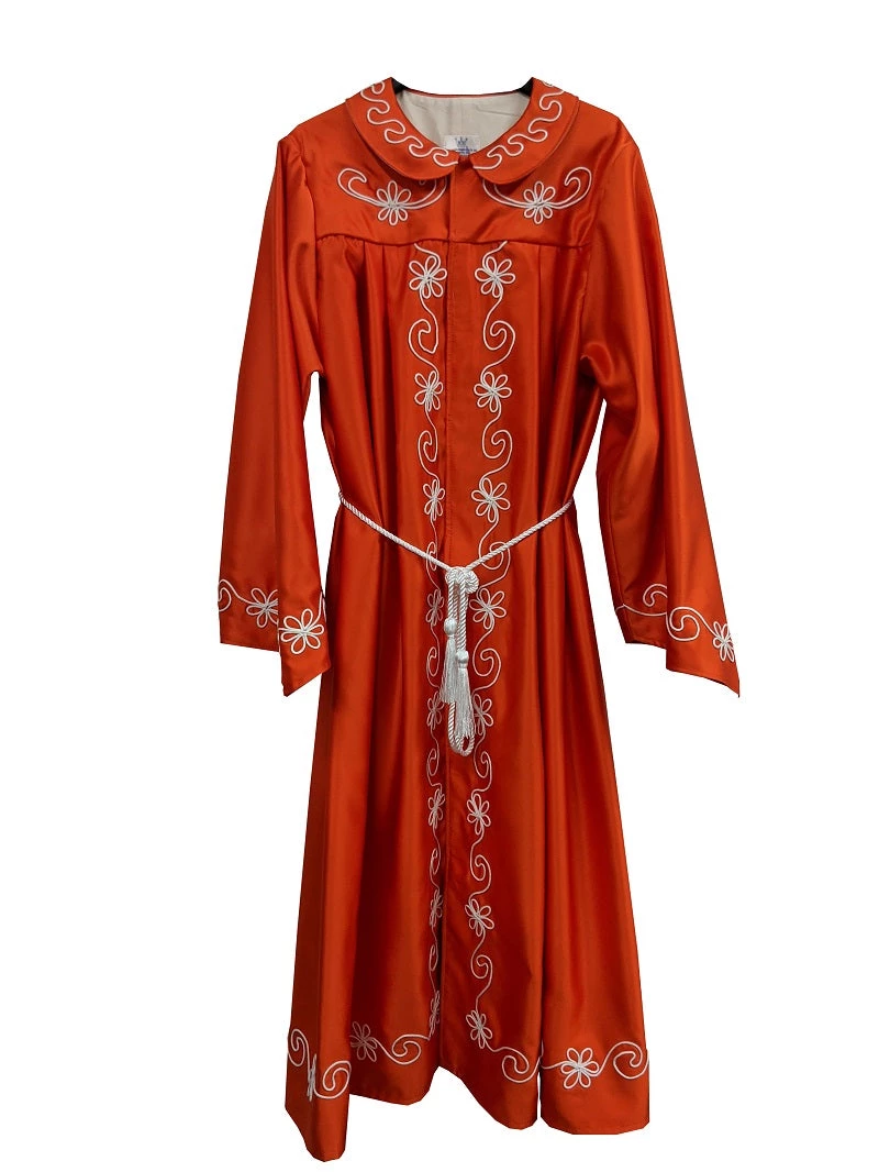 Vendor-unknown One Piece Robe - Red & Gold Costumes
