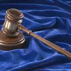 Vendor-unknown American Walnut Gavel Blue Lodge