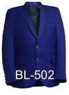 Vendor-unknown Blazer Of Polyester Gabardine Blue Lodge