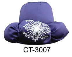 Vendor-unknown Costumes Turban With Embroidered Tufted Roll