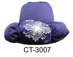 Vendor-unknown Costumes Turban With Embroidered Tufted Roll