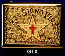 Vendor-unknown Gold Buckle - Texas - CURRENTLY OUT OF STOCK Knight Templar