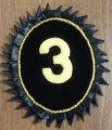 Vendor-unknown Knight Templar Rosette - Commandery Number In Gold Bullion