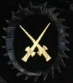 Vendor-unknown Knights Of St. John Crossed Swords Rosette Gold Machine