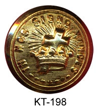 Vendor-unknown Large Gold Button Knight Templar