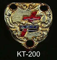 Vendor-unknown Knight Templar Belt Sling Holder - Gold