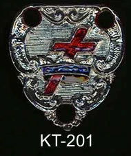 Vendor-unknown Knight Templar Belt Sling Holder - Nickel