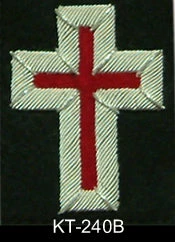 Vendor-unknown Silver Bullion Passion Cross Knight Templar