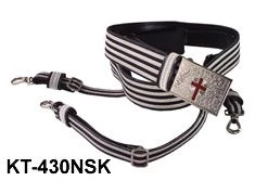 Vendor-unknown Black Belt With Black & Silver Lace