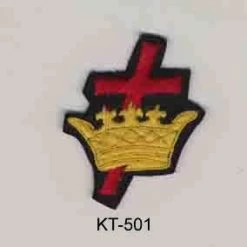 Vendor-unknown Patch - Knight Templar Cross & Crown