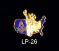 Vendor-unknown Blue Lodge Lapel Pin W/Statue Of Liberty