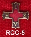 Vendor-unknown RCC Members Lapel Pin Red Cross Of Constantine