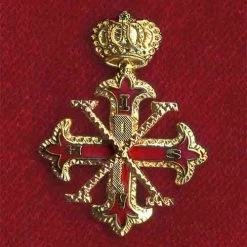 Vendor-unknown RCC Sovereign/Past Sovereign Members Pin Red Cross Of Constantine